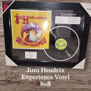 THE JIMI HENDRIX EXPERIENCE COMMEMORATIVE MATTED COVER ART